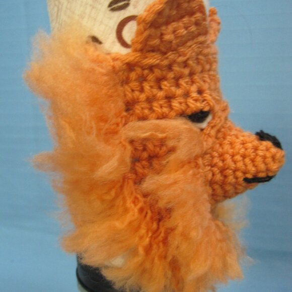 Red Fox Crochet  Handmade Cup Cozy Holder Gifts by Bren - Picture 4 of 5